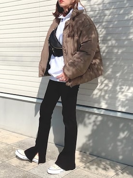 「Chaco closet（チャコ クローゼット）のアイテム（ジャケット/アウター）」を使った、紗衣さん（レディース・158cm）の秋コーディネート
