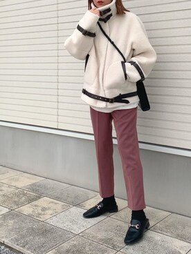 紗衣さん（レディース・158cm）の冬コーディネート