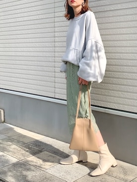 「archives e'pice（アルシーヴエピス）のアイテム」を使った、紗衣さん（レディース・158cm）の冬コーディネート