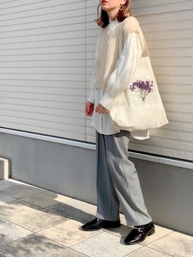 「archives e'pice（アルシーヴエピス）のアイテム」を使った、紗衣さん（レディース・158cm）の冬コーディネート