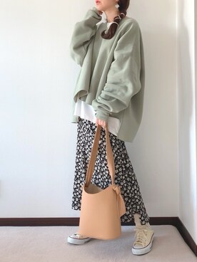 紗衣さん（レディース・158cm）の冬コーディネート