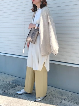 紗衣さん（レディース・158cm）の冬コーディネート