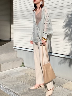 「apres jour mignon（アプレジュールミニョン）のアイテム（アクセサリー）」を使った、紗衣さん（レディース・158cm）の冬コーディネート