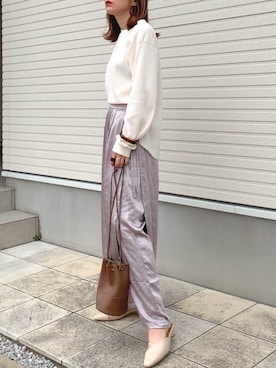 紗衣さん（レディース・158cm）の冬コーディネート