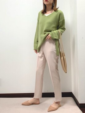 紗衣さん（レディース・158cm）の春コーディネート