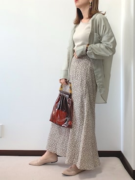 紗衣さん(レディース・158cm)の春コーディネート