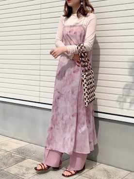 紗衣さん（レディース・158cm）の春コーディネート