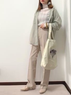 「apres jour mignon（アプレジュールミニョン）のアイテム（アクセサリー）」を使った、紗衣さん（レディース・158cm）の春コーディネート