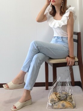 紗衣さん（レディース・158cm）の春コーディネート