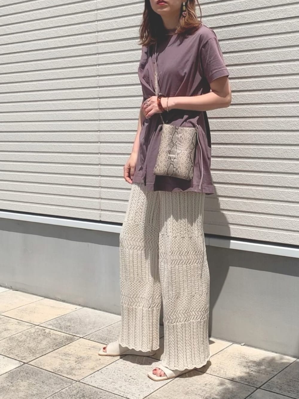 ツートーン★かぎ針編み★ニットパンツ★ SANDRO ツートーン☆かぎ針編み☆ニットパンツ☆ SANDRO Sandro Crochet