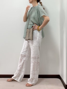 紗衣さん（レディース・158cm）の春コーディネート