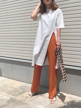 紗衣さん（レディース・158cm）の春コーディネート