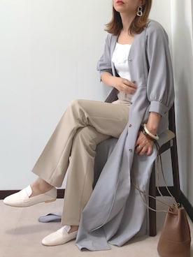 紗衣さん（レディース・158cm）の春コーディネート