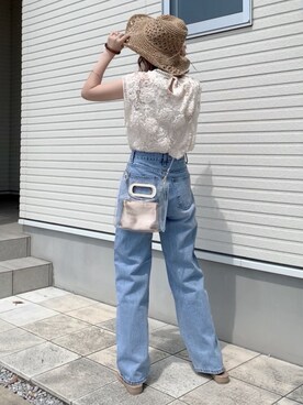 紗衣さん（レディース・158cm）の夏コーディネート