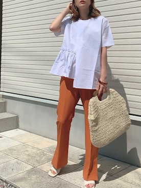 紗衣さん（レディース・158cm）の夏コーディネート