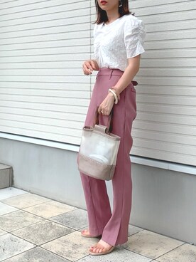 「archives e'pice（アルシーヴエピス）のアイテム」を使った、紗衣さん（レディース・158cm）の夏コーディネート