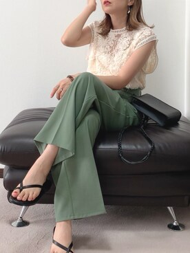 紗衣さん（レディース・158cm）の夏コーディネート