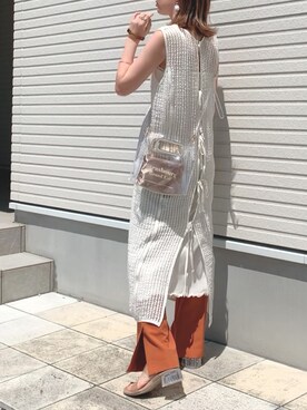 紗衣さん（レディース・158cm）の夏コーディネート