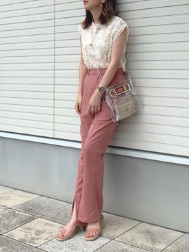 紗衣さん（レディース・158cm）の夏コーディネート