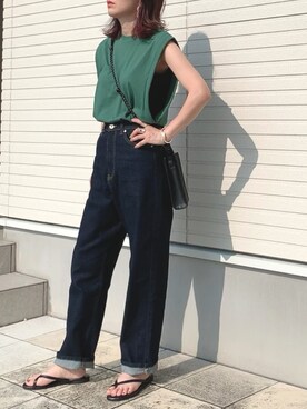 紗衣さん（レディース・158cm）の夏コーディネート