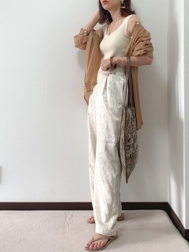 紗衣さん（レディース・158cm）の夏コーディネート