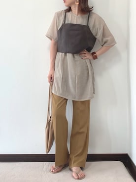 紗衣さん(レディース・158cm)の夏コーディネート