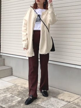 紗衣さん（レディース・158cm）の秋コーディネート