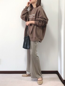 「INNOCENT BLUE（イノセントブルー）のアイテム」を使った、紗衣さん（レディース・158cm）の秋コーディネート