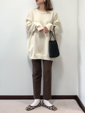 紗衣さん（レディース・158cm）の秋コーディネート