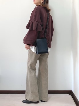 紗衣さん（レディース・158cm）の冬コーディネート