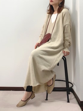 紗衣さん（レディース・158cm）の冬コーディネート