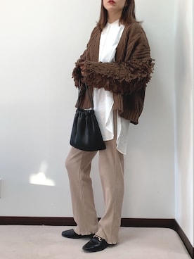 紗衣さん(レディース・158cm)の冬コーディネート