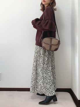 紗衣さん（レディース・158cm）の冬コーディネート