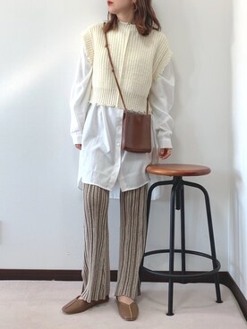 紗衣さん（レディース・158cm）の冬コーディネート