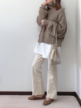 紗衣さん(レディース・158cm)の冬コーディネート