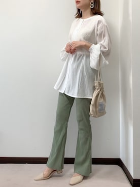 「Chillfar（チルファー）のアイテム（ワンピース/ドレス）」を使った、紗衣さん（レディース・158cm）の春コーディネート