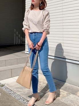 紗衣さん（レディース・158cm）の春コーディネート