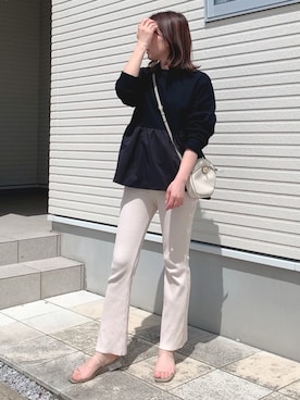 紗衣さん（レディース・158cm）の春コーディネート