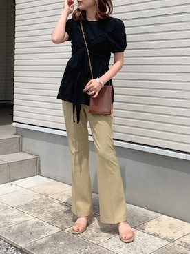 「DHOLIC STYLE（ディーホリックスタイル）のアイテム」を使った、紗衣さん（レディース・158cm）の春コーディネート