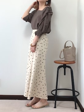 紗衣さん（レディース・158cm）の春コーディネート