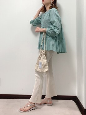 紗衣さん（レディース・158cm）の春コーディネート