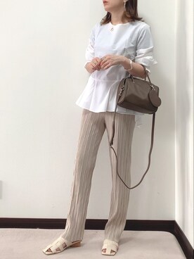 紗衣さん（レディース・158cm）の春コーディネート