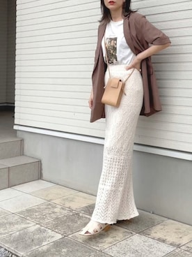 紗衣さん(レディース・158cm)の夏コーディネート