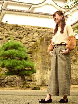 パンプスを使った 紅葉コーデ の人気ファッションコーディネート Wear