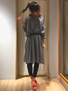 「3coins（3coins）のアイテム（アクセサリー）」を使った、natsumi＊さん（レディース・165cm）の春コーディネート