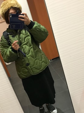 はる子さん（レディース・161cm）の冬コーディネート