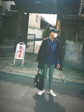 Sanjaya Shresthaさん(メンズ・180cm)の春コーディネート