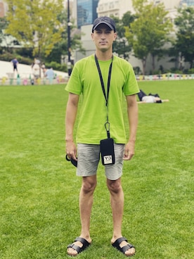 Sanjaya Shresthaさん（メンズ・180cm）の夏コーディネート