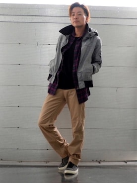 「BLESS（ブレス）のアイテム（ジャケット/アウター）」を使った、えいしさん（メンズ・169cm）の秋コーディネート