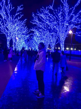 「NATURE（ナチュール）のアイテム」を使った、高橋諒人さん（メンズ・173cm）の冬コーディネート